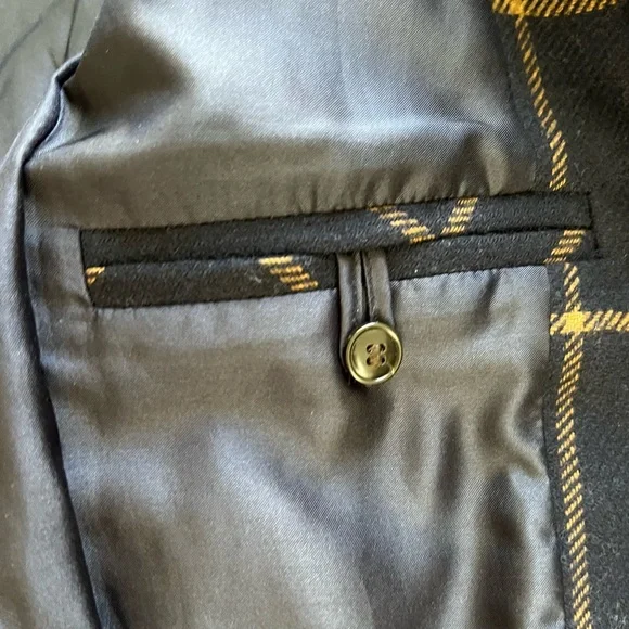 Madewell Larsen 1-Button Wool Blend Windowpane Blazer - Picture 8 of 14